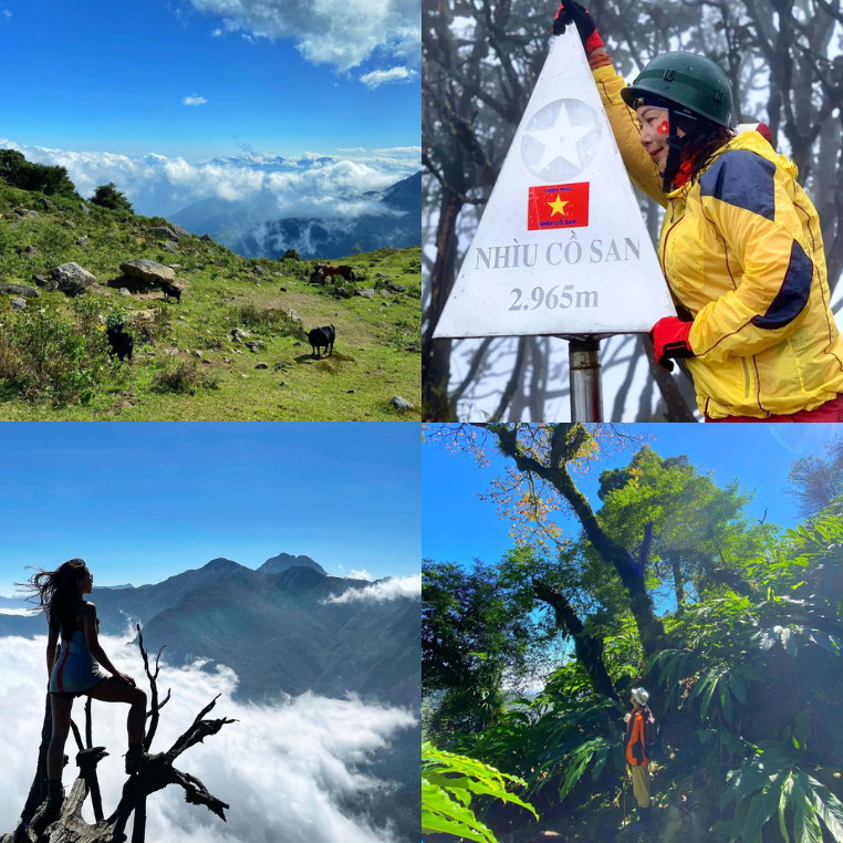 Đỉnh Nhìu Cồ San hùng vĩ